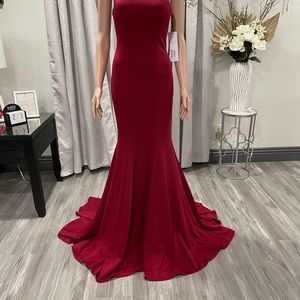 Size 4 color burgundy